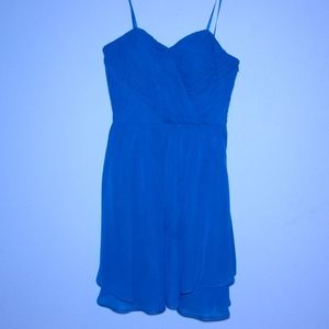 Teal women's homecoming dress